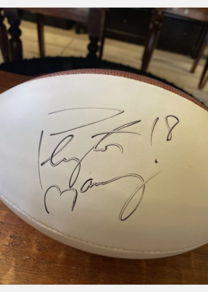 Peyton Manning Autographed Football – Jack's Authentics