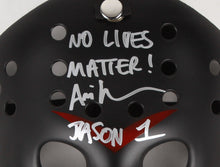 Load image into Gallery viewer, Ari Lehman Signed "Friday the 13th" Black Mask Inscribed "No Lives Matter!" & “Jason 1” (Beckett COA)