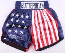Load image into Gallery viewer, Eric "Butterbean" Esch Signed USA Boxing Trunks (JSA COA) (Size: Large)