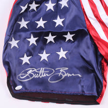 Load image into Gallery viewer, Eric "Butterbean" Esch Signed USA Boxing Trunks (JSA COA) (Size: Large)