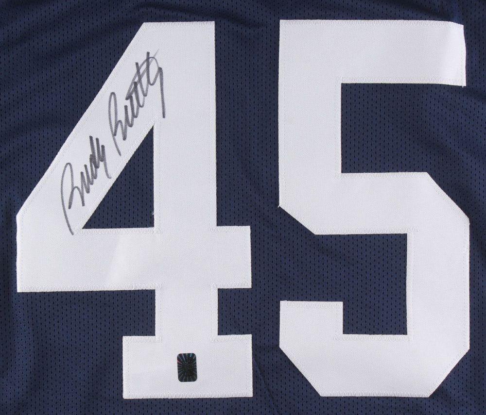 A&R Collectibles, Inc. Rudy Ruettiger Signed Adidas True School Authentics Jersey with Inscription