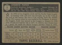 Load image into Gallery viewer, 1952 Topps #1 Andy Pafko (Beckett Value: $5,000)