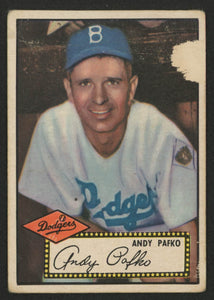 1952 Topps #1 Andy Pafko (Beckett Value: $5,000)
