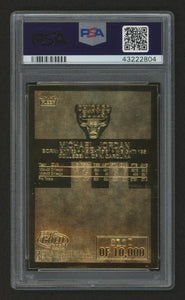 1997 Fleer 23KT Gold Card Michael Jordan (PSA Authentic)