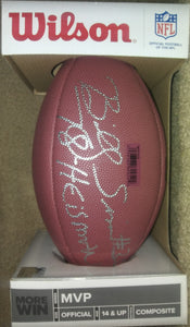 Billy Sims Autographed Football with Inscription