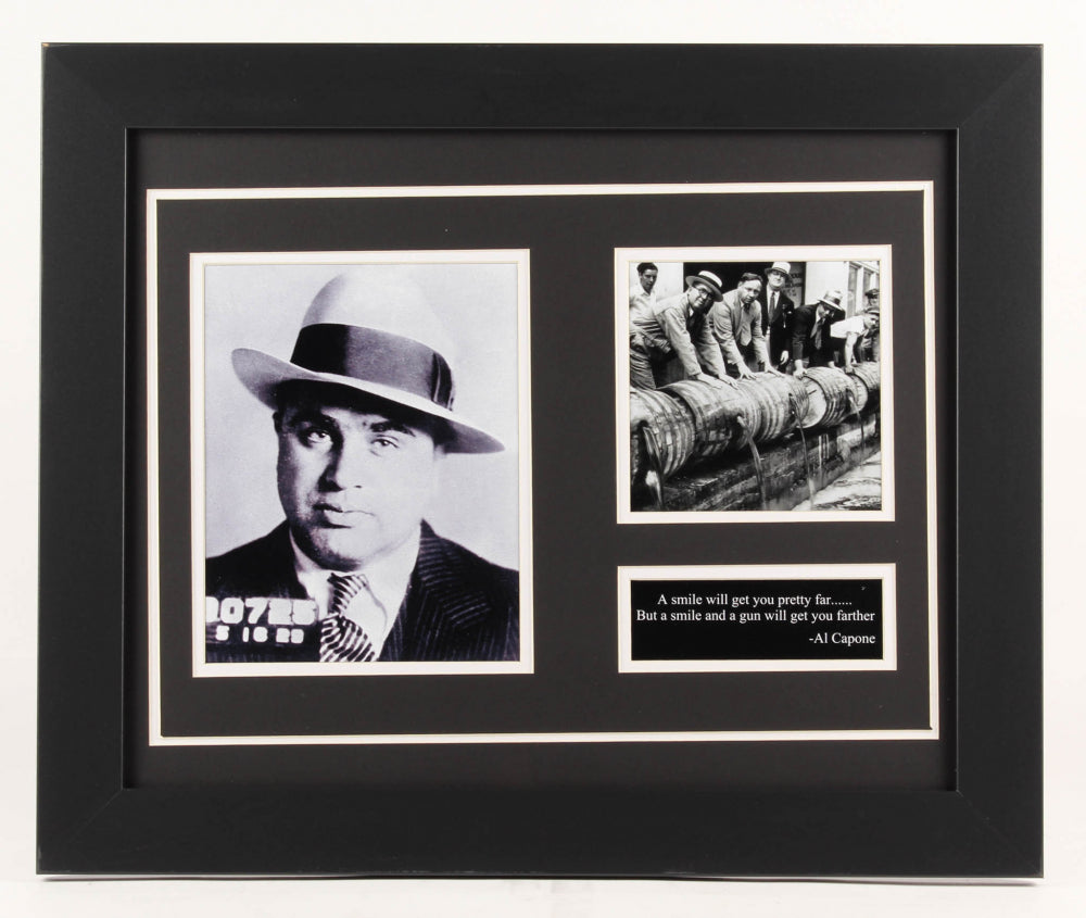 Al Capone 19.5 x 23.5 Custom Framed Photo Display