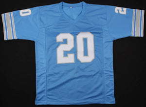 Billy Sims Signed Detroit Lions Jersey with '80 R.O.Y. Inscription (JSA COA) (Size: XL)