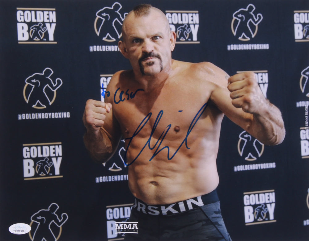 Chuck Liddell Signed MMA 11x14 Photo with Inscription