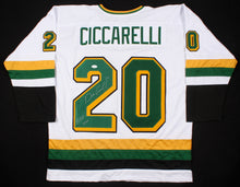 Load image into Gallery viewer, Dino Ciccarelli Signed Minnesota North Stars Jersey Inscribed &quot;HOF 2010&quot; (JSA COA) (Size: XL)