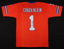 Load image into Gallery viewer, Henry Winkler Signed &quot;The Waterboy&quot; SCLSU Mud Dogs Jersey Inscribed &quot;Coach Klein&quot; (JSA COA) (Size: XL)