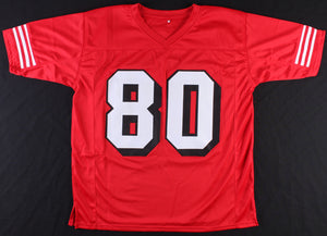 Jerry Rice Signed 49ers Jersey (PSA COA) (Size: XL)