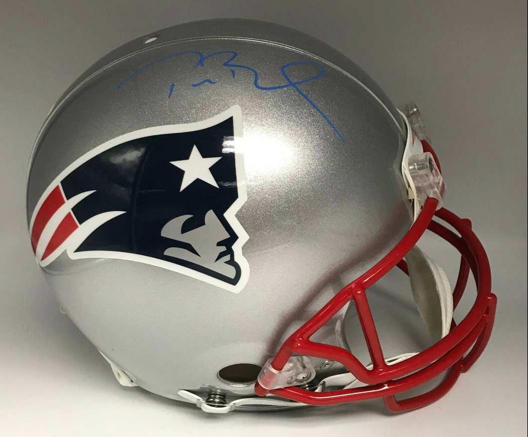 Tom Brady Signed Full Size Patriots Helmet Autographed
