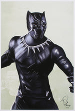 Load image into Gallery viewer, Tony Santiago - Black Panther - Marvel Comics-13x19 Signed Lithograph (PA COA)
